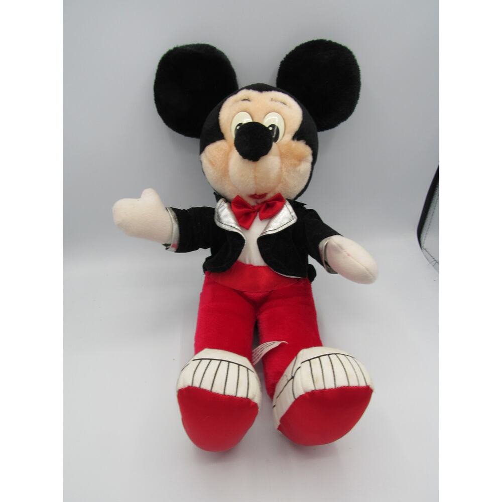 Mickey Mouse w/ Tuxedo Plush Walt Disney's Magic Kingdom on Ice Vintage 1988
